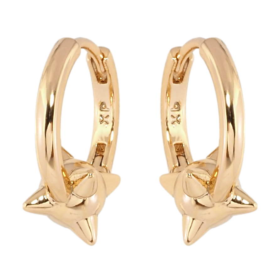 Сережки Xuping Позолота 18K колечка Декоративні фото №1 Сережки Xuping Позолота 18K колечка Декоративні фото №1