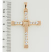 Кулон Xuping Позолота 18K Крест с Распятием и цирконием для цепочки до 7мм фото №4 Кулон Xuping Позолота 18K Крест с Распятием и цирконием для цепочки до 7мм фото №4