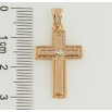 Кулон Xuping Позолота 18K Крест с цирконием для цепочки до 3мм фото №2 Кулон Xuping Позолота 18K Крест с цирконием для цепочки до 3мм фото №2