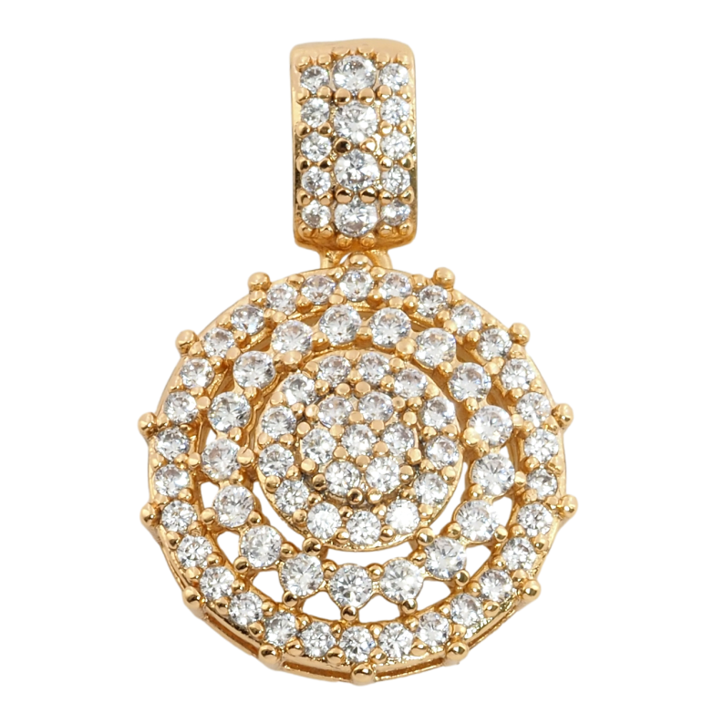 Кулон Xuping Позолота 18K Инкрустация цирконием для цепочки до 4мм фото №9