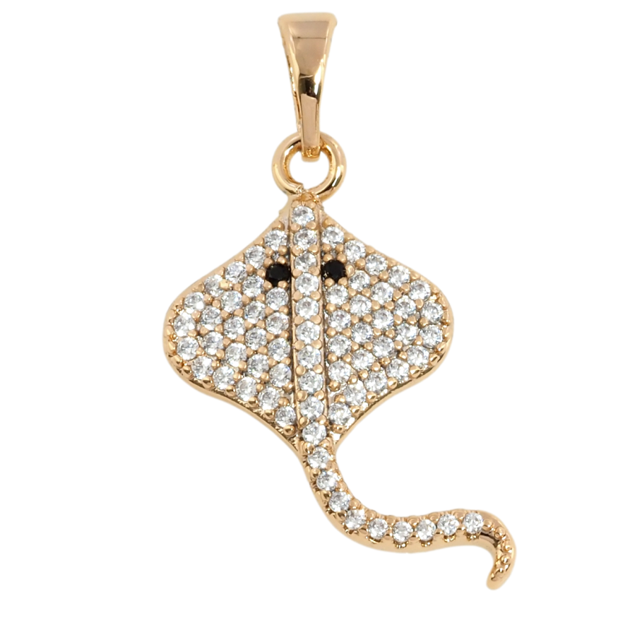Кулон Xuping Позолота 18K Скат інкрустація цирконієм для ланцюжка до 5мм фото №1