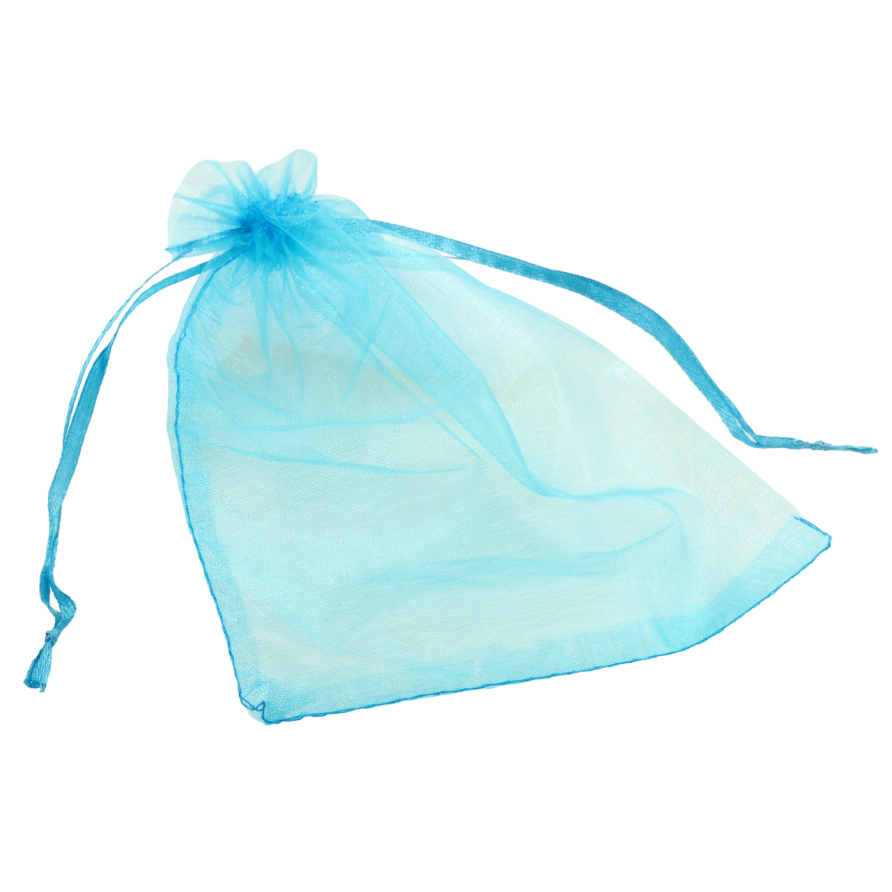 Мешочек подарочный из органзы Голубой размер 12х17см цена за 1 шт. фото №1