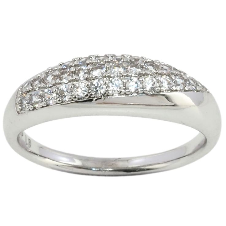 Кольцо Xuping Родий Инкрустация цирконием фото №8 Кольцо Xuping Родий Инкрустация цирконием фото №8