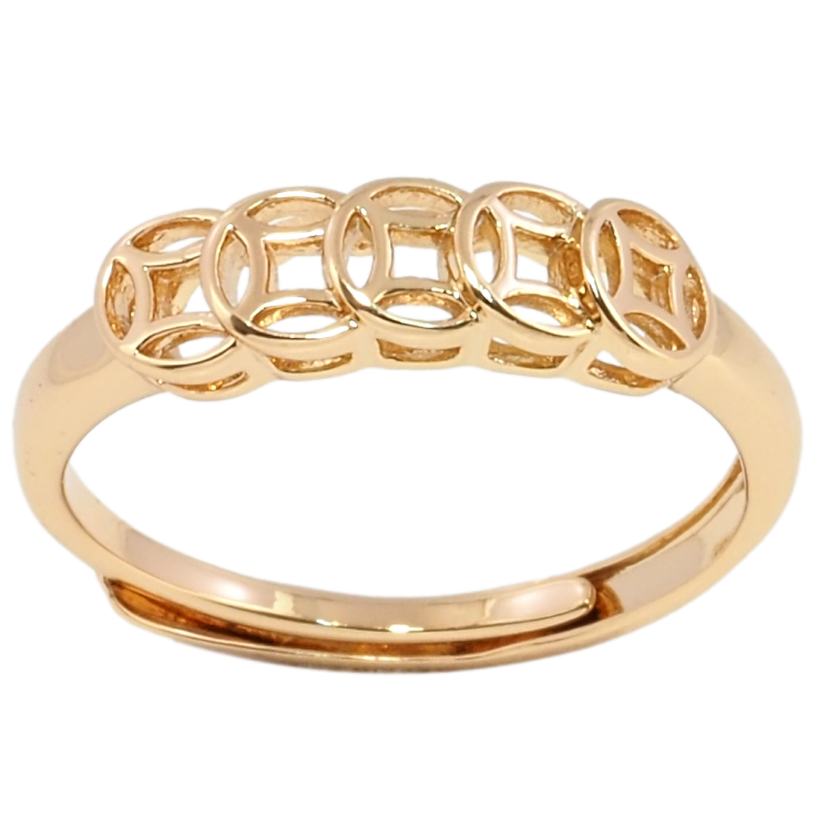 Каблучка Xuping Позолота 18K Різьблений візерунок фото №12 Каблучка Xuping Позолота 18K Різьблений візерунок фото №12