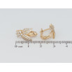 Серьги Xuping Позолота 18K английский замок Цветочки инкрустация цирконием фото №2 Серьги Xuping Позолота 18K английский замок Цветочки инкрустация цирконием фото №2