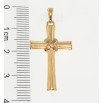 Кулон Xuping Позолота 18K Декоративный Крест для цепочки до 5мм фото №2