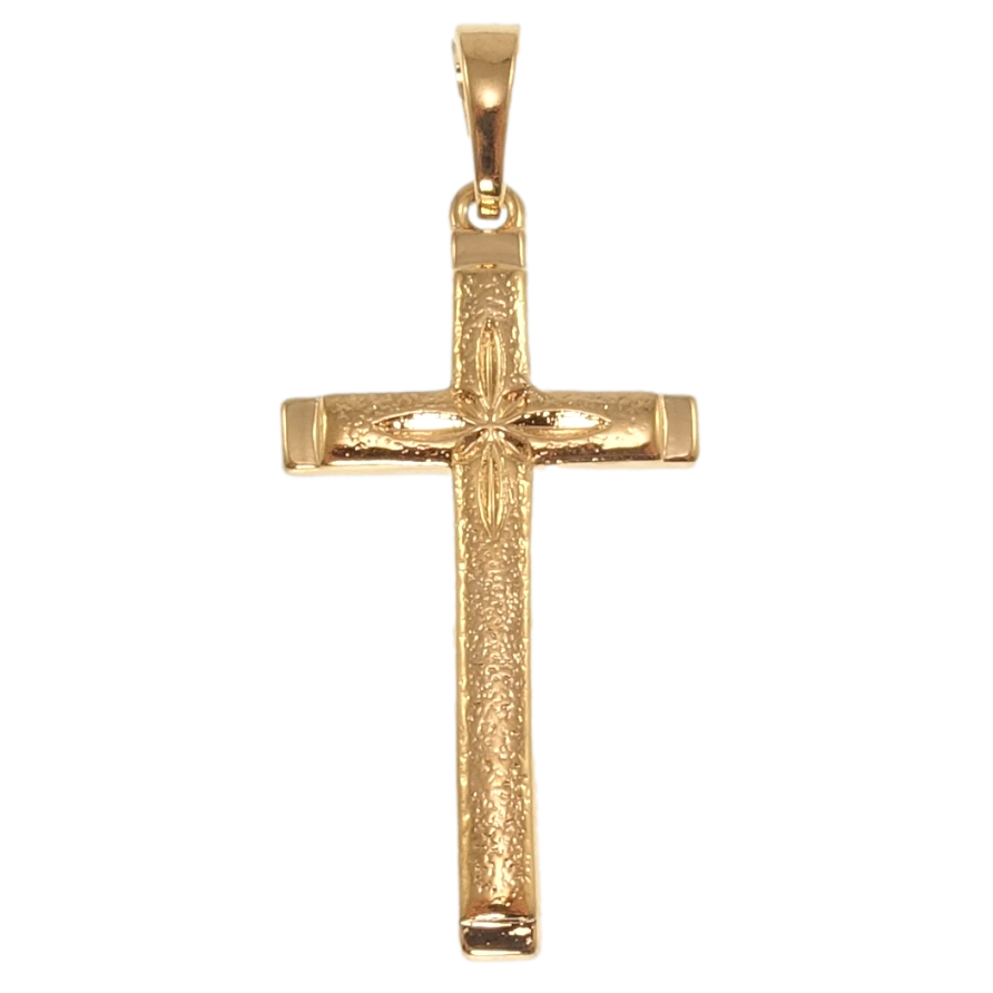 Кулон Xuping Позолота 18K Декоративный Крест для цепочки до 5мм фото №1 Кулон Xuping Позолота 18K Декоративный Крест для цепочки до 5мм фото №1