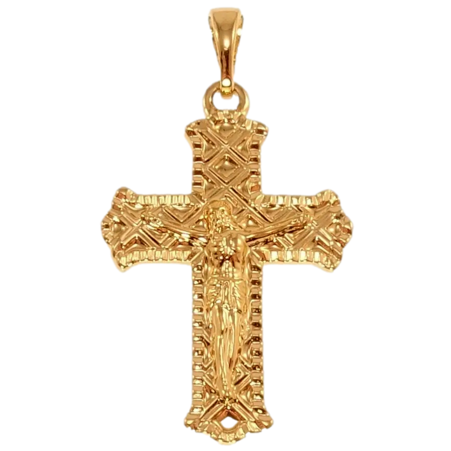 Кулон Xuping Позолота 18K Декоративний Хрест із Розп'яттям фото №1 Кулон Xuping Позолота 18K Декоративний Хрест із Розп'яттям фото №1