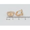 Сережки Xuping Позолота 18K колечка Зірковий візерунок в обрамленні цирконію фото №2 Сережки Xuping Позолота 18K колечка Зірковий візерунок в обрамленні цирконію фото №2
