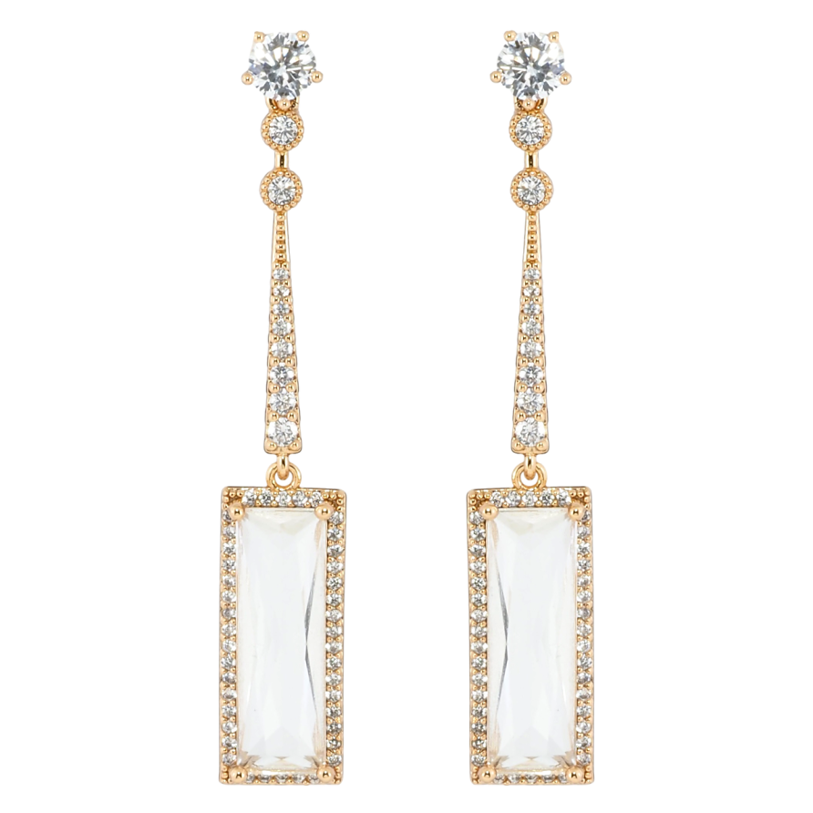 Сережки Xuping Позолота 18K пусети Підвіски з фіанітами та цирконієм фото №1 Сережки Xuping Позолота 18K пусети Підвіски з фіанітами та цирконієм фото №1