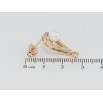 Сережки Xuping Позолота 18K пусети Декоративні підвіски з цирконієм і перлами фото №2 Сережки Xuping Позолота 18K пусети Декоративні підвіски з цирконієм і перлами фото №2