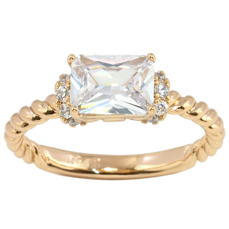 Каблучка Xuping Позолота 18K Фіаніт з цирконієм фото №24 Каблучка Xuping Позолота 18K Фіаніт з цирконієм фото №24