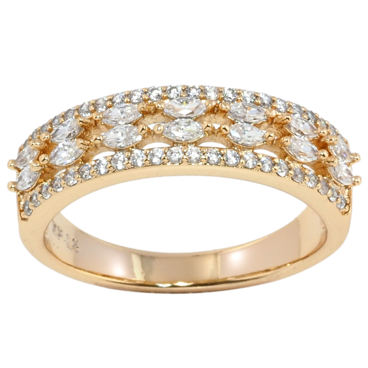 Каблучка Xuping Позолота 18K Інкрустація цирконієм фото №23 Каблучка Xuping Позолота 18K Інкрустація цирконієм фото №23