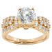 Кольцо Xuping Позолота 18K Фианит с инкрустацией цирконием фото №1 Кольцо Xuping Позолота 18K Фианит с инкрустацией цирконием фото №1