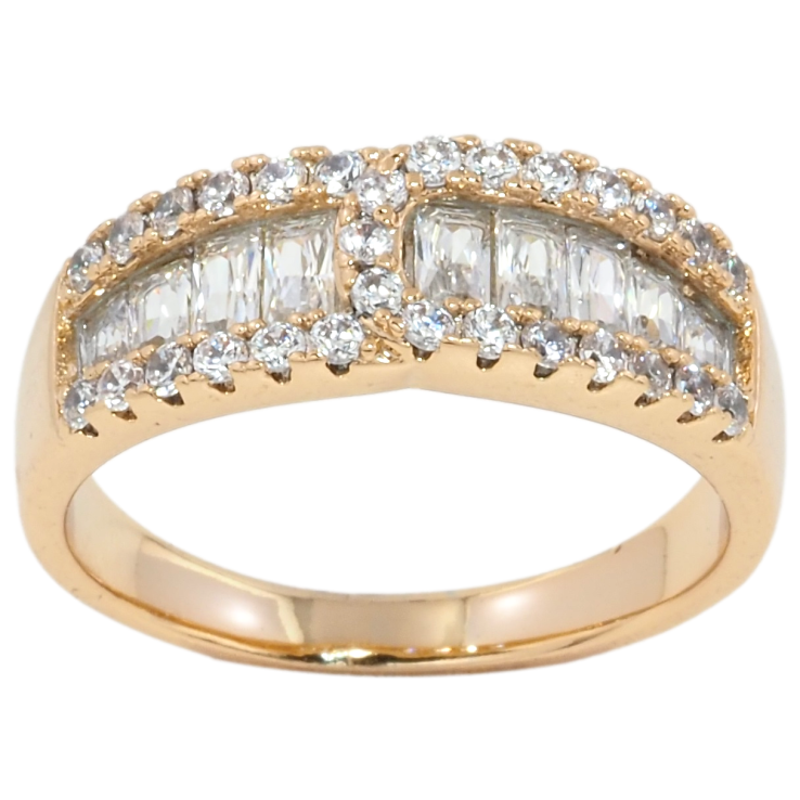 Каблучка Xuping Позолота 18K Інкрустація цирконієм фото №11 Каблучка Xuping Позолота 18K Інкрустація цирконієм фото №11