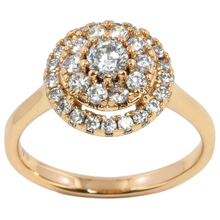 Каблучка Xuping Позолота 18K Інкрустація цирконієм фото №18 Каблучка Xuping Позолота 18K Інкрустація цирконієм фото №18