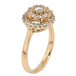 Кольцо Xuping Позолота 18K Инкрустация цирконием фото №2 Кольцо Xuping Позолота 18K Инкрустация цирконием фото №2