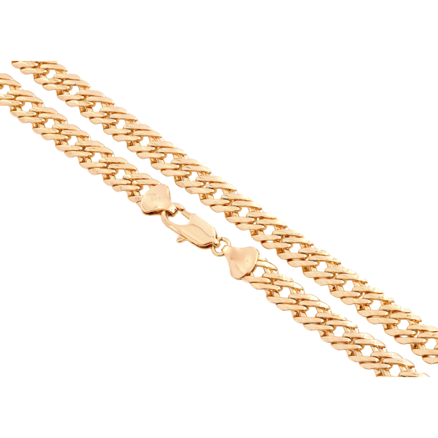 Цепочка Xuping Позолота 18K Плетение Двойной Ромб длина 49см х 8мм фото №1 Цепочка Xuping Позолота 18K Плетение Двойной Ромб длина 49см х 8мм фото №1