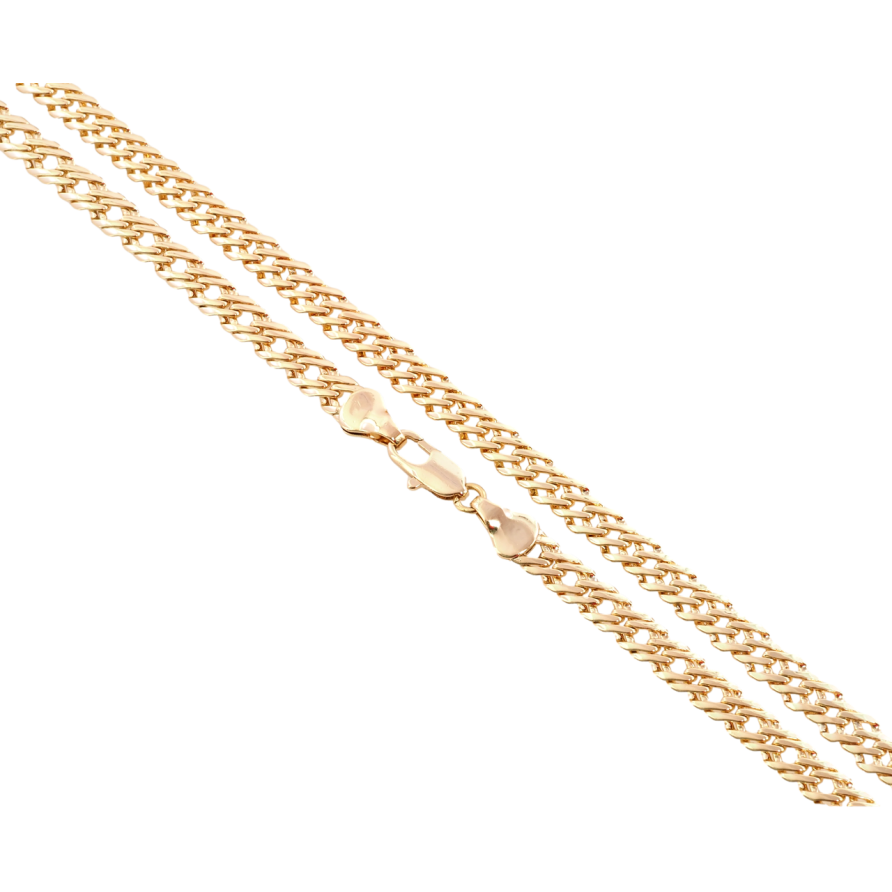 Цепочка Xuping Позолота 18K Плетение Двойной Ромб длина 44см х 5мм фото №1 Цепочка Xuping Позолота 18K Плетение Двойной Ромб длина 44см х 5мм фото №1