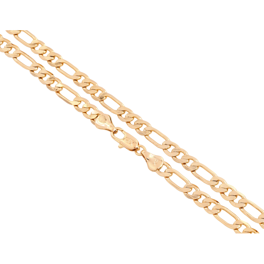 Ланцюжок Xuping Позолота 18K Плетіння Фігаро довжина 49см х 5мм фото №1 Ланцюжок Xuping Позолота 18K Плетіння Фігаро довжина 49см х 5мм фото №1