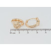 Серьги Xuping M&L Цвет 18K колечки Декоративные цветочки фото №2