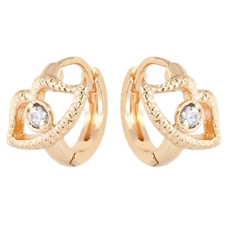 Серьги Xuping M&L Цвет 18K колечки Губы фото №1