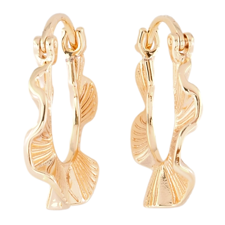 Серьги Xuping M&L Цвет 18K замок-булавка Волнистые фото №1