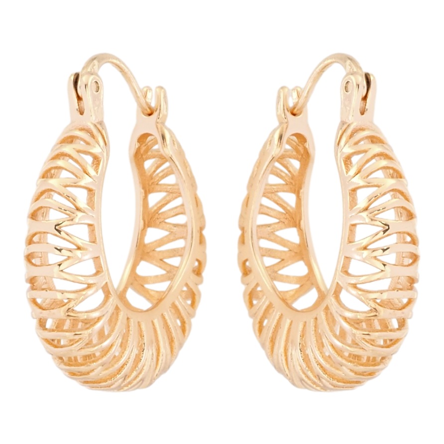 Серьги Xuping M&L Цвет 18K замок-булавка Резной орнамент фото №1