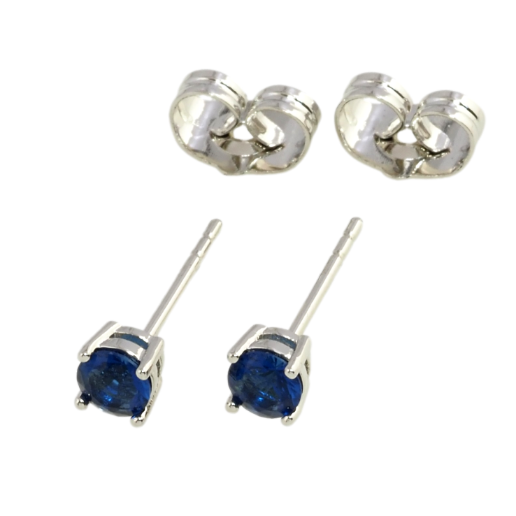 Серьги Xuping Родий пусеты Синие фианиты в 4-х крапановой оправе ø 4мм фото №19 Серьги Xuping Родий пусеты Синие фианиты в 4-х крапановой оправе ø 4мм фото №19