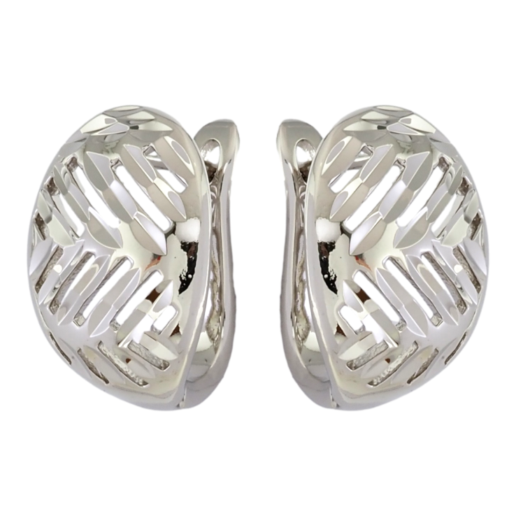 Серьги Xuping Родий английский замок Резной орнамент фото №21 Серьги Xuping Родий английский замок Резной орнамент фото №21