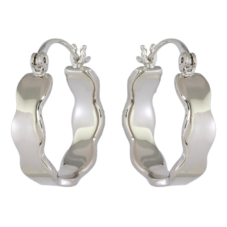 Серьги Xuping Родий замок-булавка Фигурные колечки фото №1