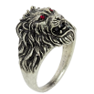 Перстень Xuping Родий Лев, имитация черненного серебра фото №2