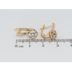 Серьги Xuping Позолота 18K английский замок Узор с цирконием фото №2