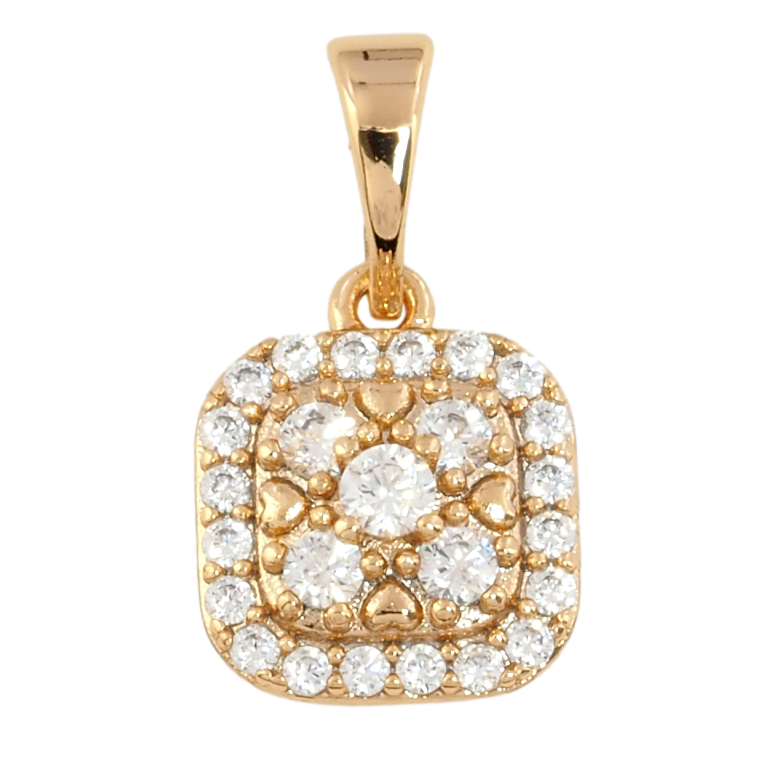 Кулон Xuping Позолота 18K Инкрустация цирконием для цепочки до 5мм фото №1