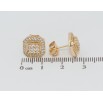 Сережки Xuping Позолота 18K пусети Інкрустація цирконієм фото №2