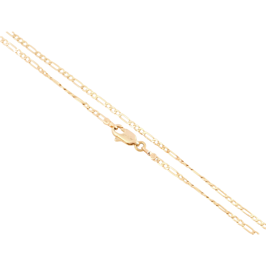 Цепочка Xuping Позолота 18K Плетение Фигаро перекрученное длина 50см х 2мм фото №1 Цепочка Xuping Позолота 18K Плетение Фигаро перекрученное длина 50см х 2мм фото №1