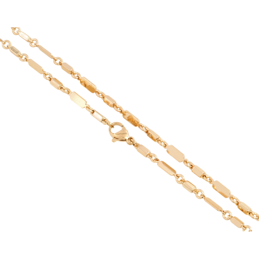 Цепочка Xuping Позолота 18K Плетение Слиток длина 45см х 2-3мм фото №1 Цепочка Xuping Позолота 18K Плетение Слиток длина 45см х 2-3мм фото №1