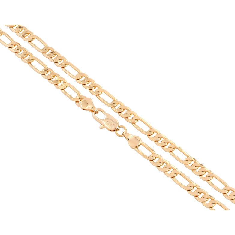 Ланцюжок Xuping Позолота 18K Плетіння Фігаро довжина 45см х 5мм фото №1 Ланцюжок Xuping Позолота 18K Плетіння Фігаро довжина 45см х 5мм фото №1