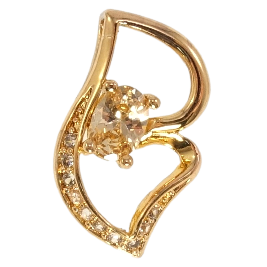 Кулон Fallon Позолота 18K Абстрактный узор с кристаллами фото №1 Кулон Fallon Позолота 18K Абстрактный узор с кристаллами фото №1