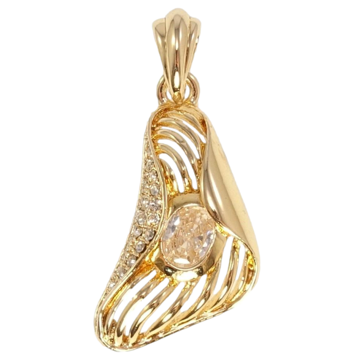 Кулон Fallon Позолота 18K Декоративная подвеска с кристаллами фото №18 Кулон Fallon Позолота 18K Декоративная подвеска с кристаллами фото №18