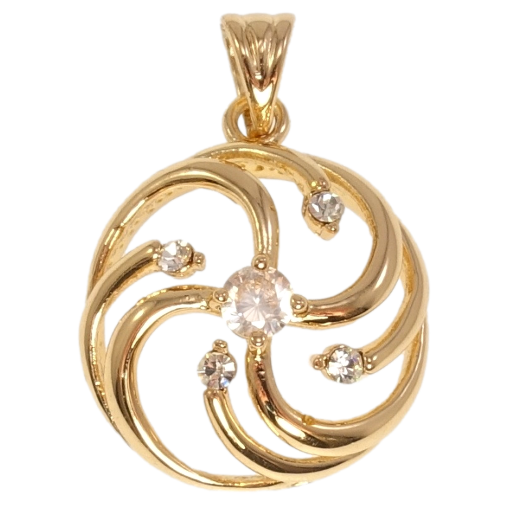 Кулон Fallon Позолота 18K Завитушки фото №7 Кулон Fallon Позолота 18K Завитушки фото №7