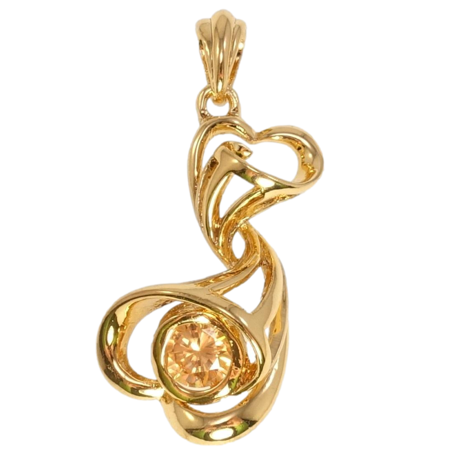 Кулон Fallon Позолота 18K Абстрактные сердечки фото №1 Кулон Fallon Позолота 18K Абстрактные сердечки фото №1