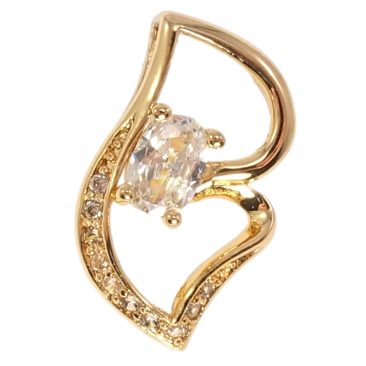 Кулон Fallon Позолота 18K Фигурная подвеска с цирконием фото №7 Кулон Fallon Позолота 18K Фигурная подвеска с цирконием фото №7