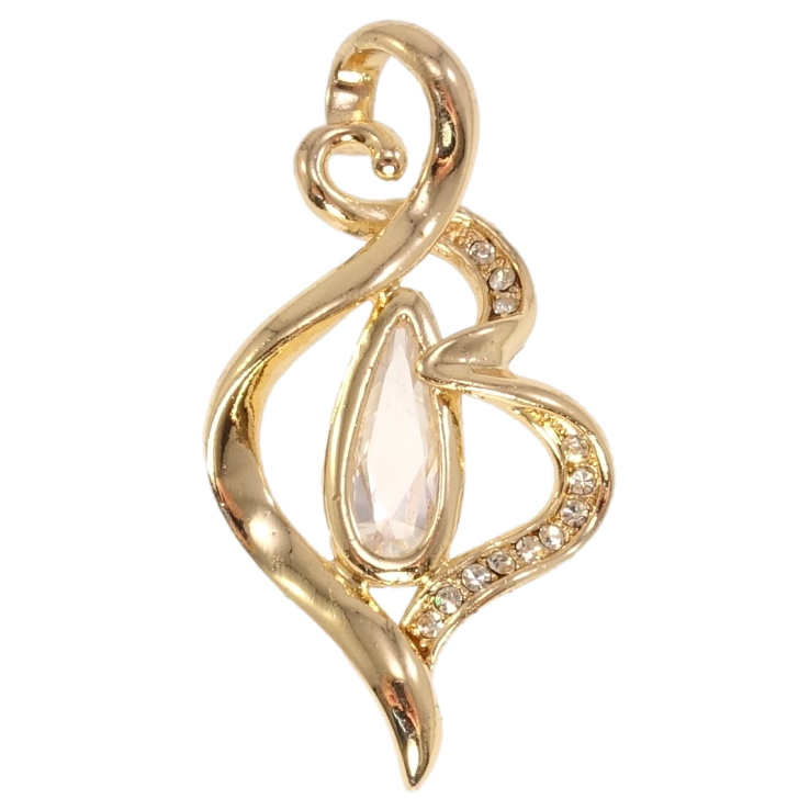 Кулон Fallon Позолота 18K Романтизм с кристаллом фото №12 Кулон Fallon Позолота 18K Романтизм с кристаллом фото №12