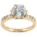 Кольцо Xuping Позолота 18K Фианит на дорожке циркония фото №1 Кольцо Xuping Позолота 18K Фианит на дорожке циркония фото №1