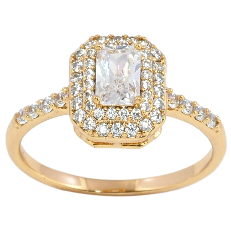 Каблучка Xuping Позолота 18K Інкрустація цирконієм фото №24 Каблучка Xuping Позолота 18K Інкрустація цирконієм фото №24