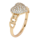 Кольцо Xuping Позолота 18K Сердце с инкрустацией цирконием фото №2 Кольцо Xuping Позолота 18K Сердце с инкрустацией цирконием фото №2