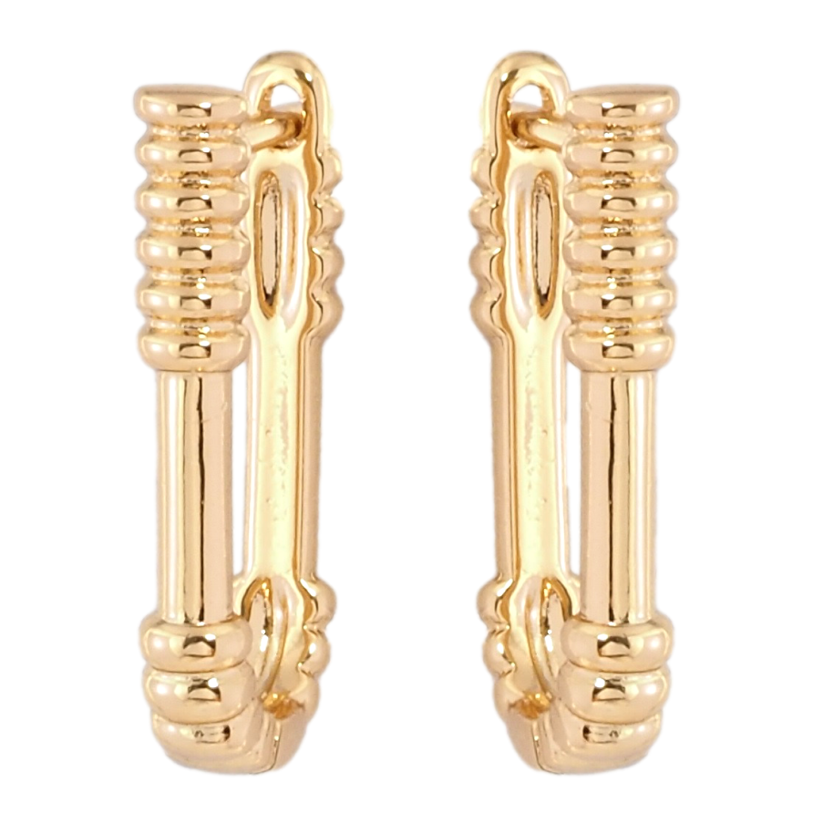 Серьги Xuping Позолота 18K английский замок Декоративный узор фото №1 Серьги Xuping Позолота 18K английский замок Декоративный узор фото №1