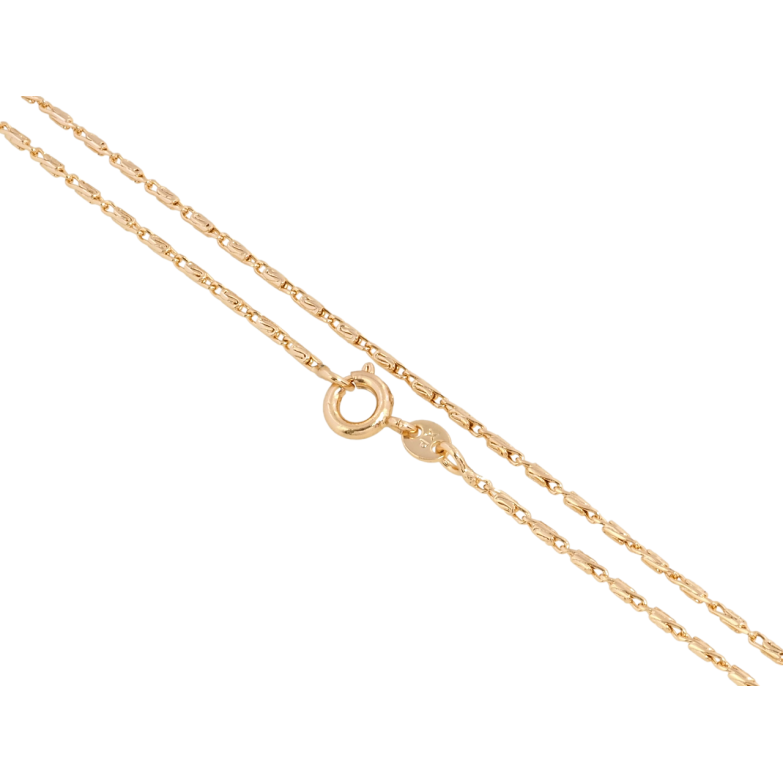 Ланцюжок Xuping Позолота 18K Плетіння Равлик довжина 45см х 1.5мм фото №1 Ланцюжок Xuping Позолота 18K Плетіння Равлик довжина 45см х 1.5мм фото №1