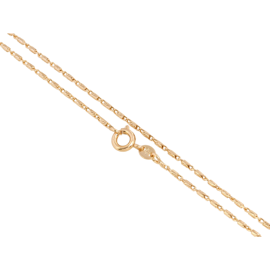 Цепочка Xuping Позолота 18K Плетение Улитка длина 45см х 1.5мм фото №1 Цепочка Xuping Позолота 18K Плетение Улитка длина 45см х 1.5мм фото №1